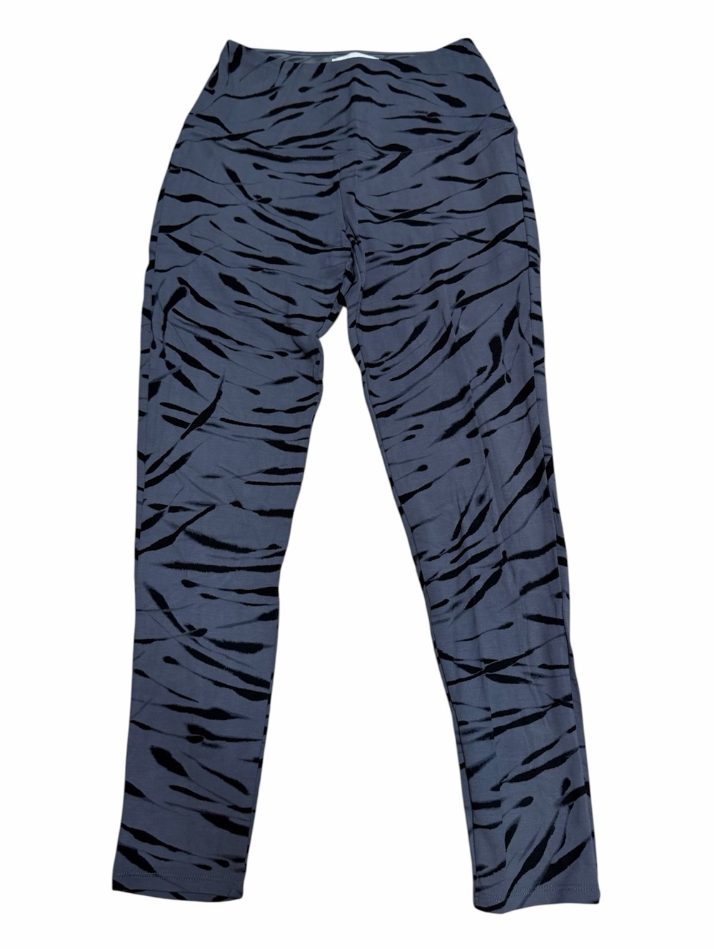 Rachel Zoe Small Gray Black Animal Print High Rise Leggings